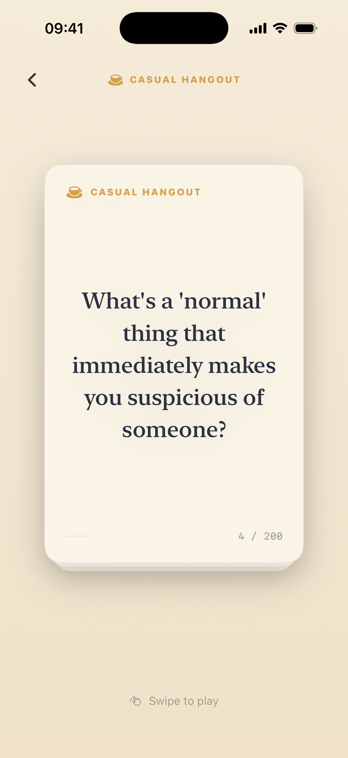 Conversation Starters App Screenshot 2